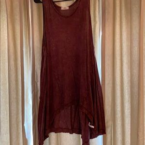 Maroon tunic